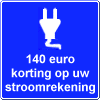 140 euro korting op uw stroomrekening