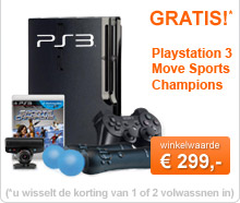 Playstation® 3 + Move Sports Champions bundel