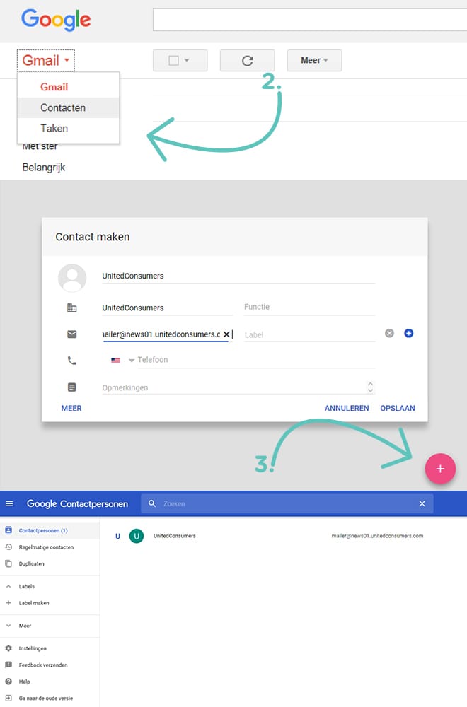 gmail veilige afzenders