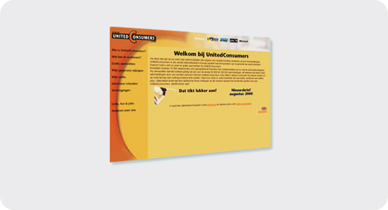 'UnitedConsumers' wordt opgericht, website gaat live!