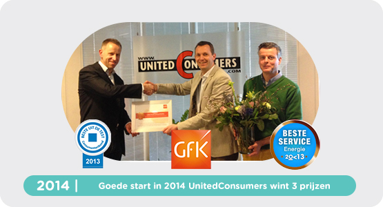 Goede start in 2014 UnitedConsumers wint 3 prijzen