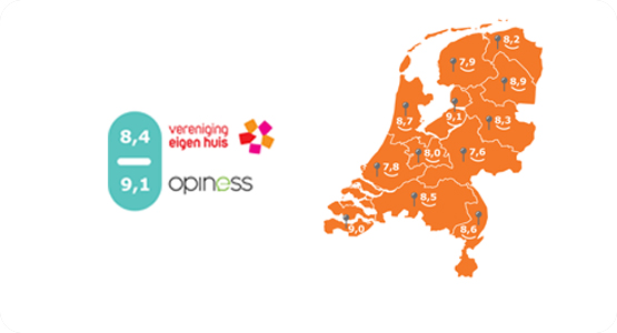 Opiness Service Awards & 1e prijs klanttevredenheid VEH